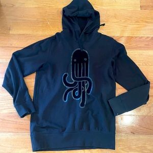 G Star hoodie black, octopus